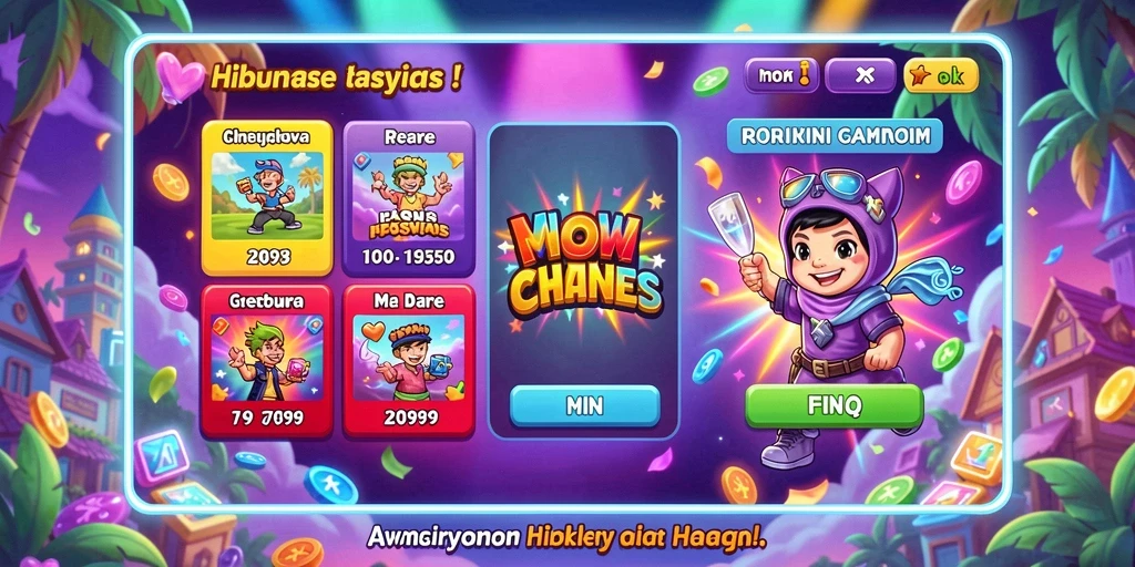 Karakter yang dapat dikustomisasi dengan banyak pilihan.