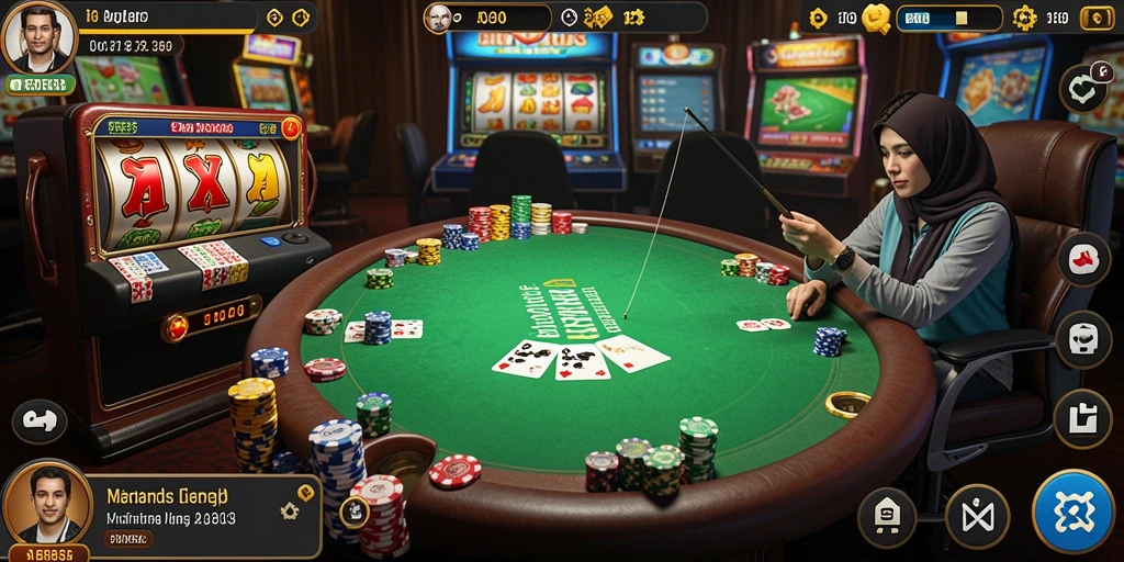 Tangkapan layar dari fitur multiplayer yang seru.