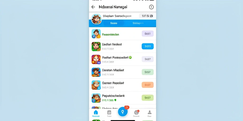 Ilustrasi level baru yang menantang.