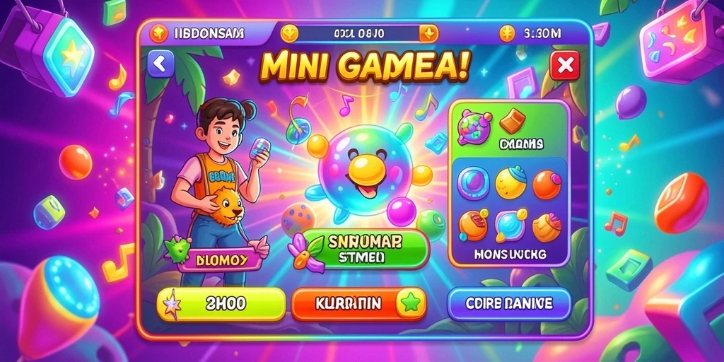 Tangkapan layar memperlihatkan tampilan antarmuka pengguna saat bermain.