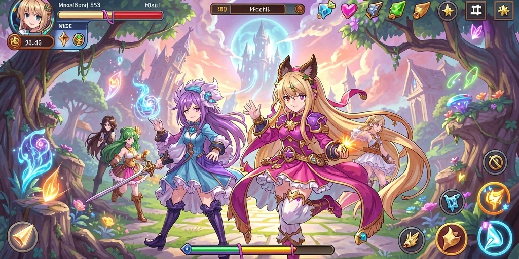 Interaksi multiplayer yang menyenangkan dengan pemain lain.