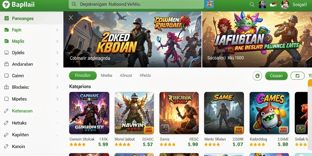 Tangkapan layar yang menunjukkan mode turnamen yang kompetitif.